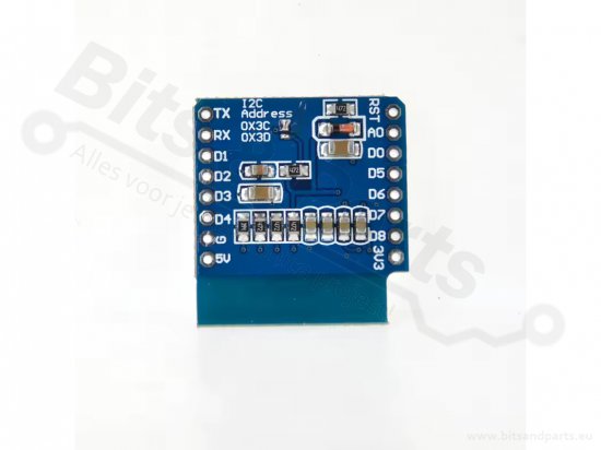 Display OLED 64x48/0,66inch I2C Shield WeMos D1 mini 